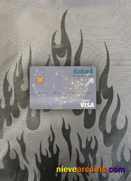 Niger Ecobank visa debit card photolook